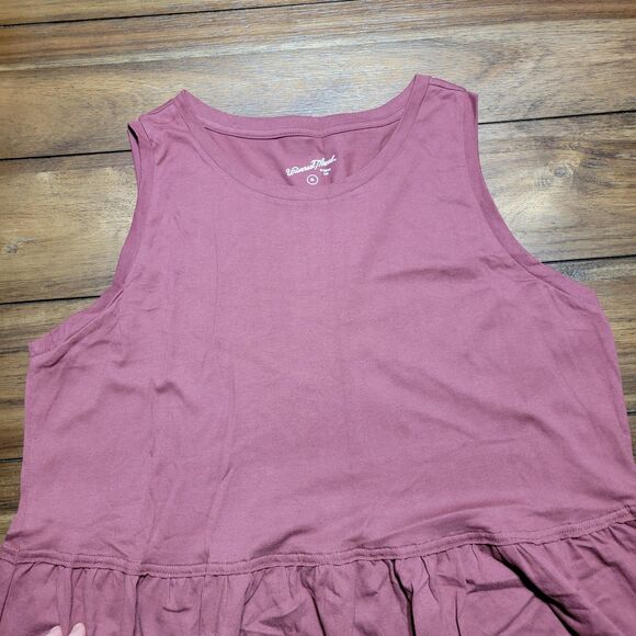 Universal Threads Sleeveless Dress Floor Length Maroon Size XL NWT - Picture 2 of 7